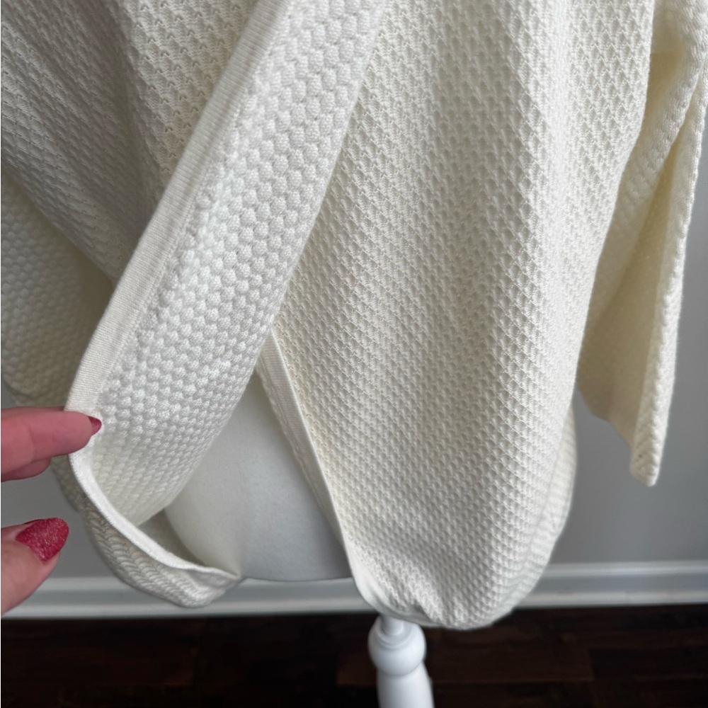 Hinge Cream Sweater with Embellished Neckline - Picture 3 of 10